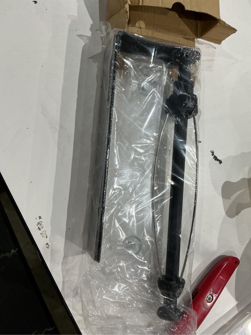 Condition photo showing As Is for magnetic paper towel holder for fridge, no drill, one hand tear paper towel holder with ratchet mech