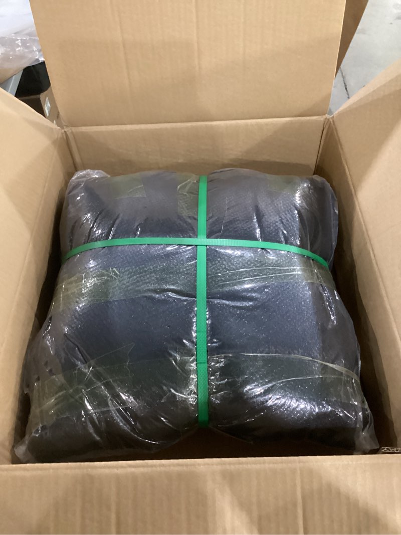 Condition photo showing Good Condition for blue wave 21 ft round leaf net pool cover for above-ground pools – lightweight & durable mesh net to capture leaves & debris with 3 ft overlap, reinforced grommets, cable & winch – black finish black 21' (round)