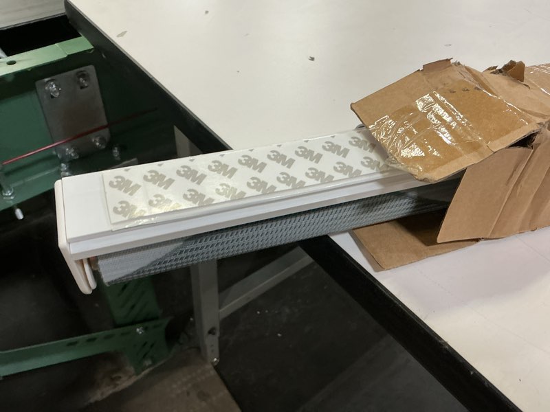 Condition photo showing Good Condition for JPT004-PBLRS-108  Cordless Zebra Roller Blinds  27"W×48"H Grey