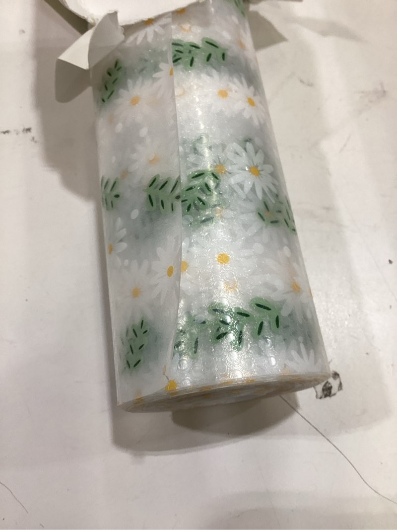 Condition photo showing Good Condition for cooyes shelf liner – premium non-adhesive cabinet & drawer liner for kitchen – waterproof shelf paper with modern pattern – durable eva cabinet mat – easy to cut ?24" w x 360" l? green daisy 24"w x 360"l
