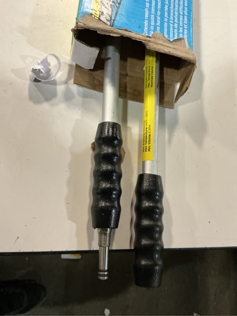 Condition photo showing Good Condition for surfacemaxx 9 ft. l extended reach wands 4000 psi
