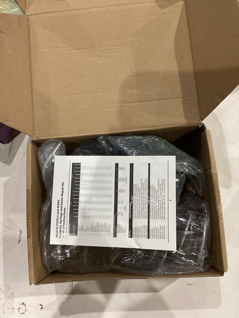 Condition photo showing Good Condition for fit for wilkins zurn backflow preventer models 975xl & 975xl2 1-1/4"-2" repair rebuild kit/complete poppets, springs and seats repair kit