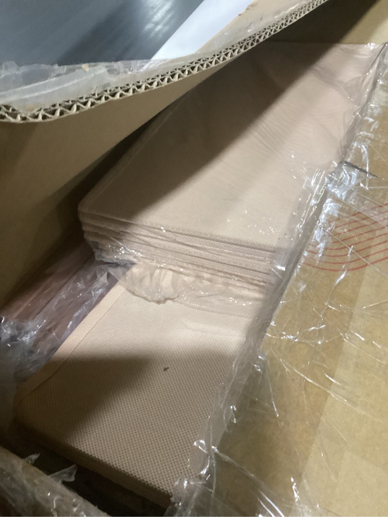 Condition photo showing Good Condition for WLIVE Tall Dresser for Bedroom, Fabric Dresser Storage Tower, Chest of Drawers Organizer Unit with 11 Drawers, Storage Cabinet, Hallway, Closets, Steel Frame, Wood Top, Pink