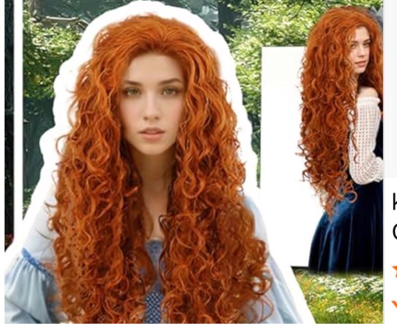 Purple with blue curly wig Long Fairy wig 25 inches Coloreful wig mermaid wigs for women fairy wig for women Synthetic wave curly Wig for Women and Girl