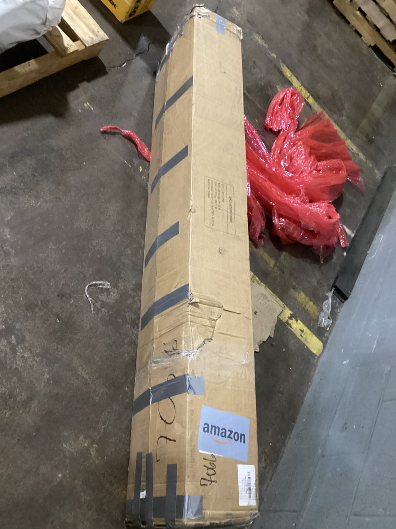 Condition photo showing As Is for incomplete Tribesigns 70.9 inch Console Table with 3 Drawers, Extra Long Entryway Table, Wood Sofa Table Oak Furniture with Open Storage Shelves Wooden Couch Table Foyer Tables for Living Room Hallway Entrance Lightwood