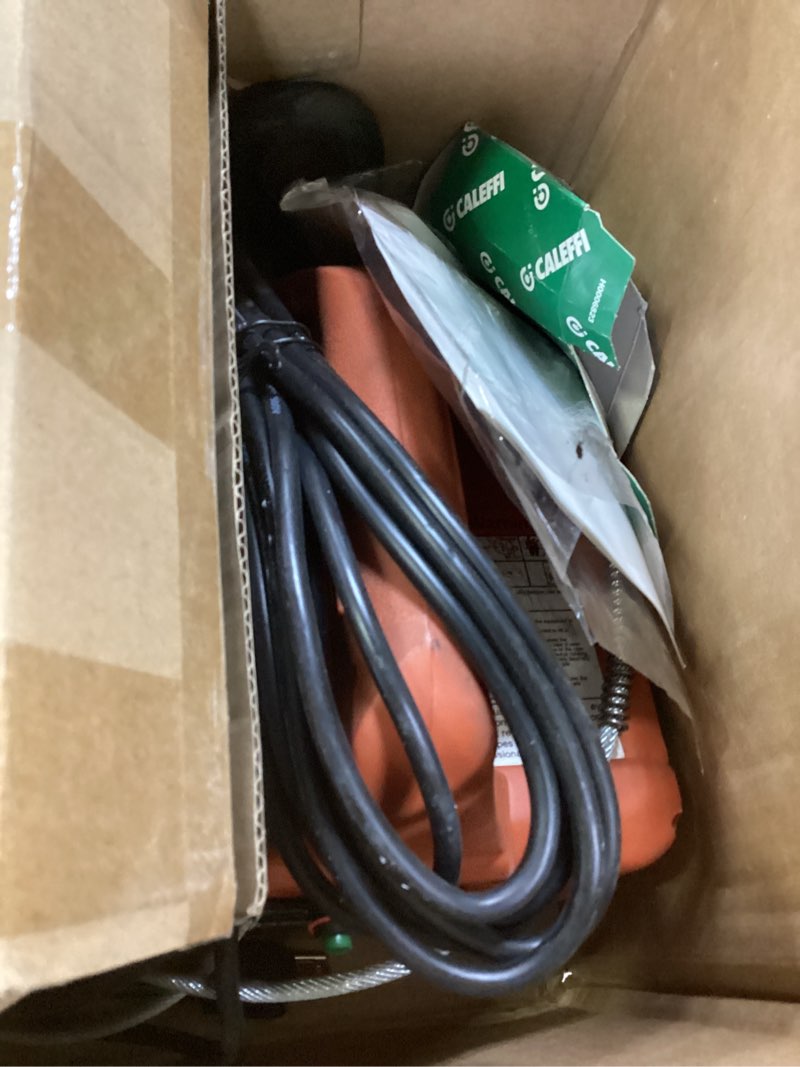 Condition photo showing As Is for VEVOR 3in1 Electric Hoist Winch, 1500W Portable Electric Winch, 110V Power Winch Crane, 25ft Lifting Height, Overload Protection for Lifting Wireless + Wired + Manual Orange