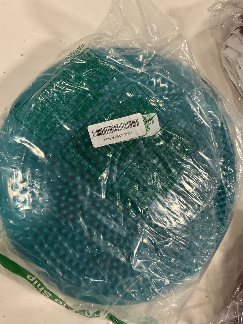 Condition photo showing New/Like New for trideer wobble cushion core balance disc, flexible seating for classroom elementary, wiggle seat for sensory kids, balance pad with inflation pump 34cm turquoise