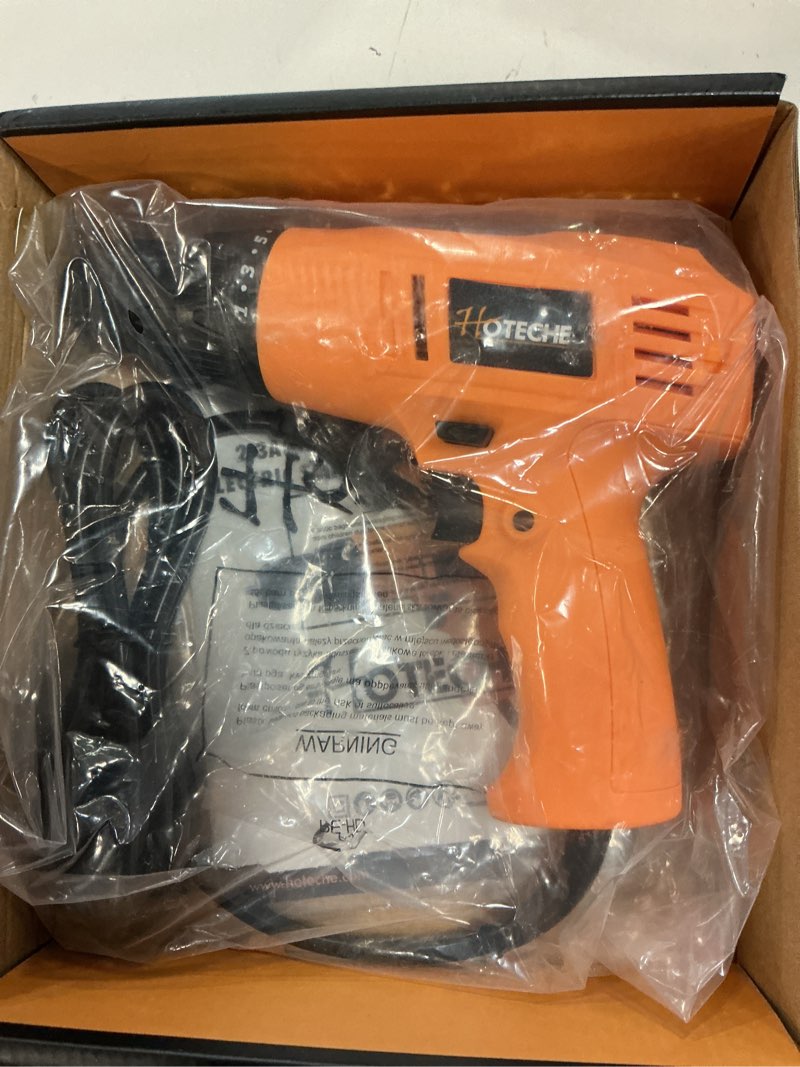 Condition photo showing Good Condition for hoteche 320w 10mm torque drill, 19+1 torque settings corded electric drill for metal (10mm) & wood (20mm), yellow, color box packaging
