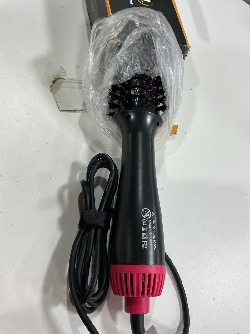Condition photo showing Good Condition for Hair Dryer Brush Blow Dryer 4-in-1 Hot Air Styler, Blowout Brush Hair Dryer Styler & Volumizer with Ionic Technology|Oval Titanium Barrel|Anti-frizz Blowout for Drying, Straightening 2.4''