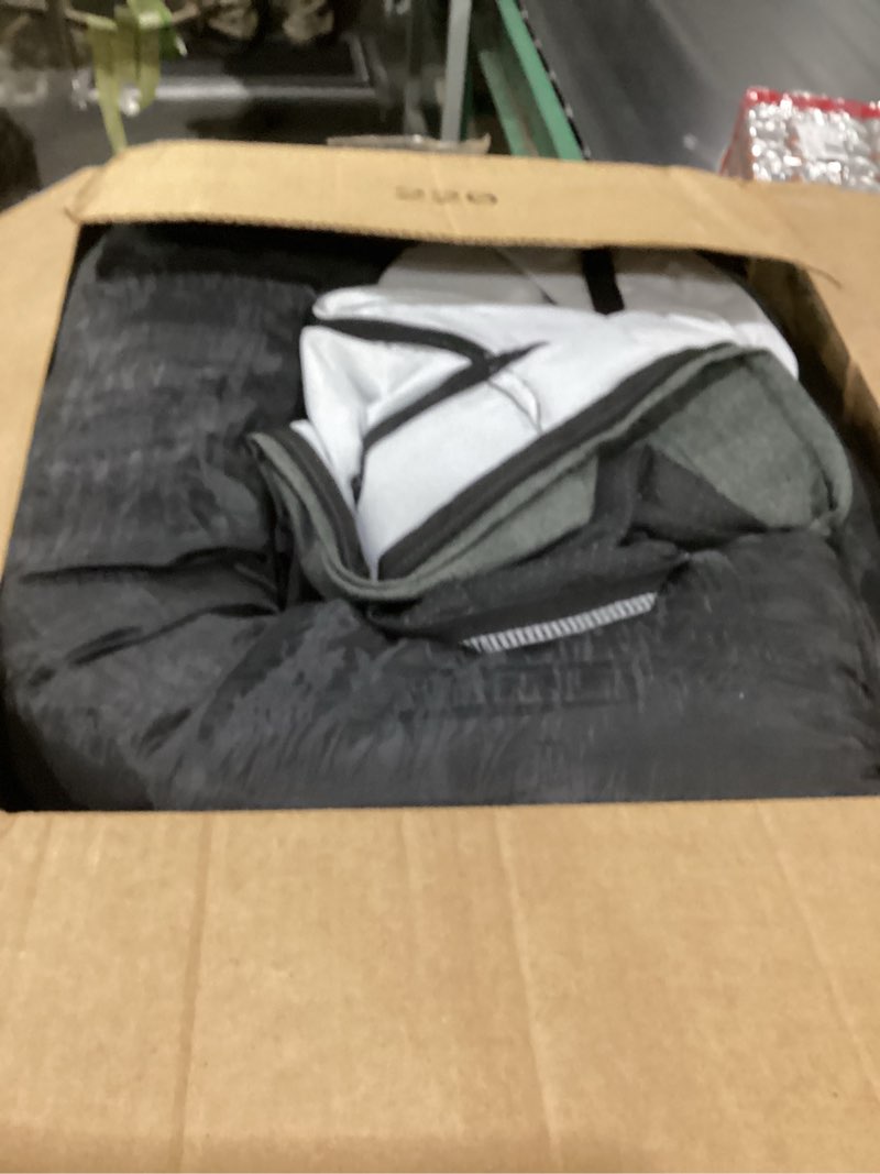 Condition photo showing As Is for Washable Orthopedic Large Dog Bed - Dog Beds Large Sized Dogs with Removable Cover Waterproof Pet Bed with Bolster for Extra Large Pet XXL-large (45"L x 35"W x 7.5"Th) Dark Grey