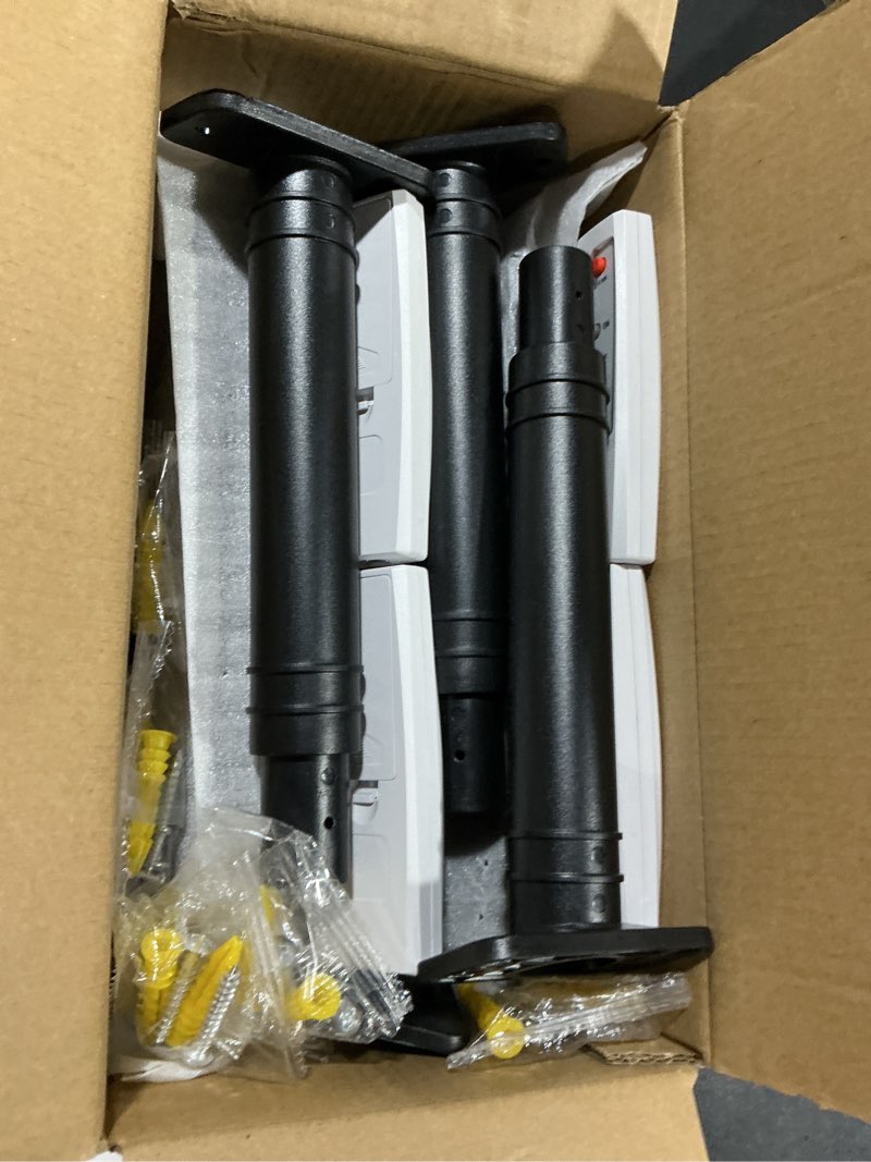 Condition photo showing Good Condition for 4-pack solar flood lights outdoor, 11” solar street lights outdoor waterproof, motion sensor solar lights for outside security, dusk to dawn solar-powered wall mount lamp for yard parking lot driveway