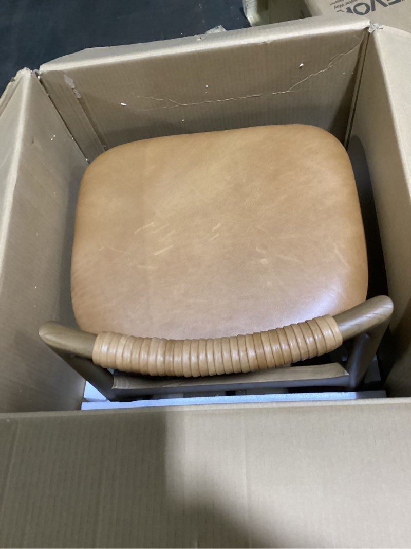 Condition photo showing New/Like New for (possibly used)four hands baden counter stool - havana tobacco