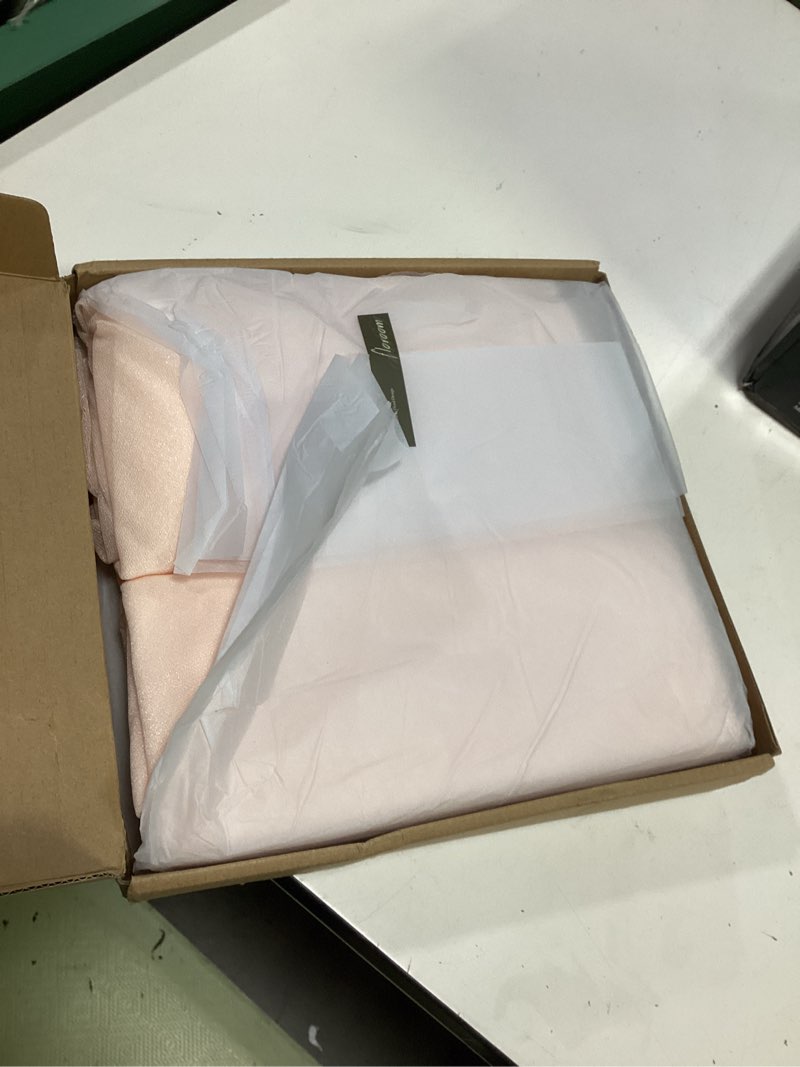 Condition photo showing New/Like New for floroom wedding arch draping fabric 2 panels 20ft blush chiffon fabric drapes arbor drapery wedding ceremony reception swag decorations 30\"w x 240\"l (pack of 2) blush