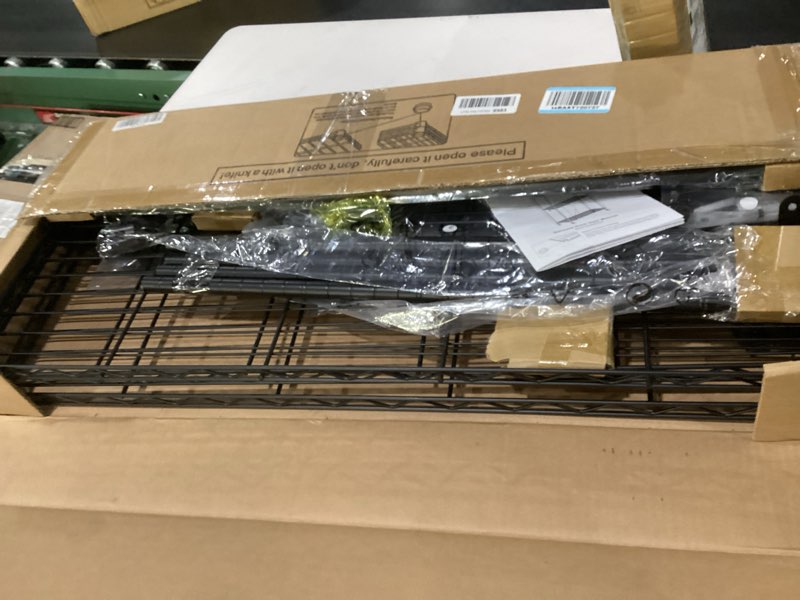Condition photo showing Good Condition for futassi black clothing rack with grey cover, p1c rolling closets with wheels, metal garment rack for hanging clothes, clothing storage wardrobe, 36.2" w x 16.5" d x 80.5" h, load 450 pounds black rack with grey cover