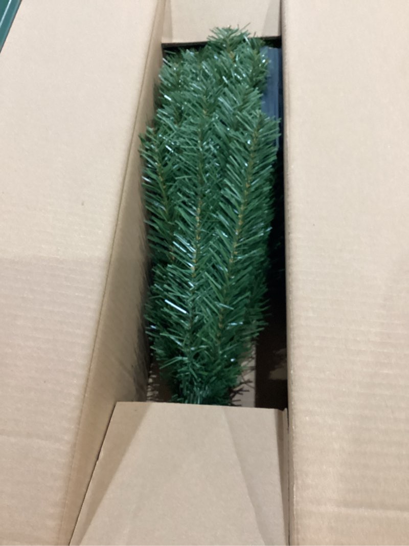 Condition photo showing Good Condition for national tree company 3 ft unlit kincaid spruce mini artificial christmas tree, 113 tips, includes stand, green 3ft