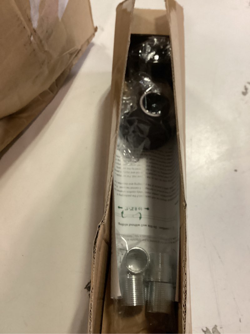 Condition photo showing New/Like New for Bronze Shower Curtain Rods,43-72 Inches, Rust Resistance, Adjustable Tension Rod with Durable Spring, No Drilling, Use for Bathroom, Bedroom, Kitchen, Balcony, Home