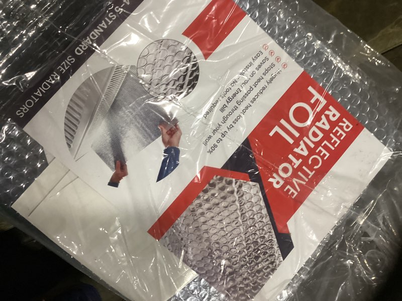 Condition photo showing Good Condition for Reflective Foil Insulation, Double Reflective Bubble Insulation Sheet, Aluminum Foil Bubble Shield, Radiant Barrier Roll for RV Windows Weatherproofing (23.6''x 10Ft) 23.6'' x10 Ft