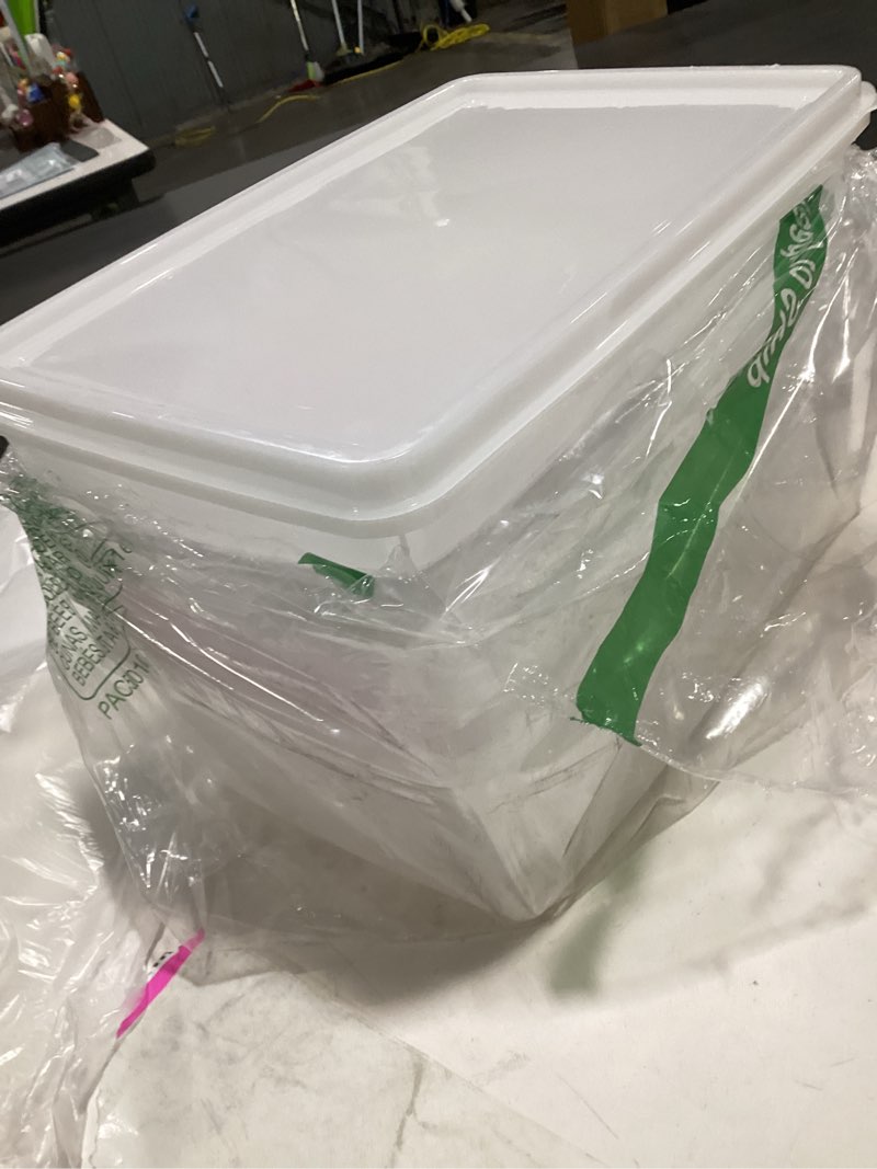 Condition photo showing Good Condition for Similar to 4 Packs Commercial Large Plastic Stackable Pizza Dough Proofing Box, Pizza Dough Tray with Lid, White