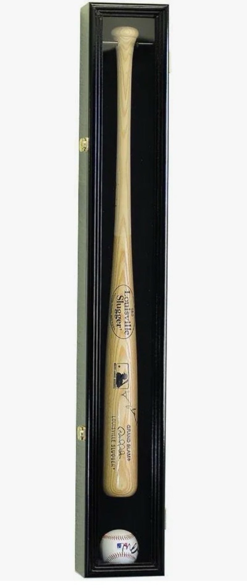 baseball bat display case cabinet