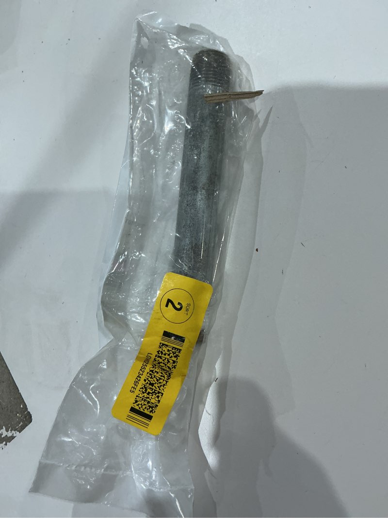 Condition photo showing As Is for stz industries® 1/2" mip x 6" galvanized pipe nipple