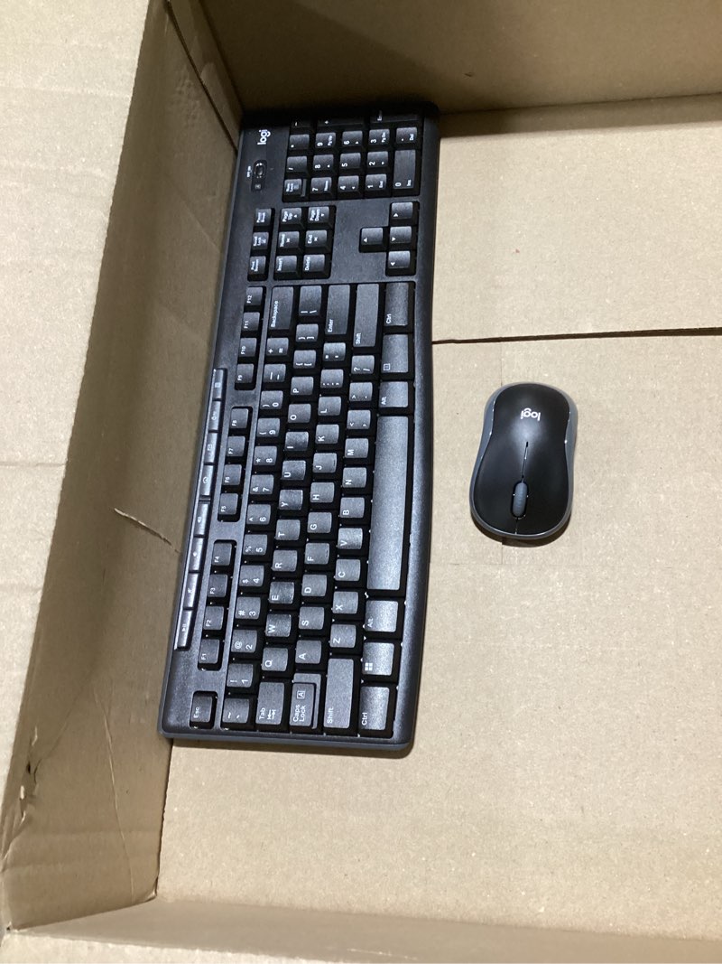 Condition photo showing Good Condition for similar  to photo logitech mk850 performance wireless keyboard and mouse combo for windows, macos & chromeos, bluetooth & 2.4 ghz usb receiver, full-size ergonomic keyboard, multi-device, cushioned palm rest – graphite