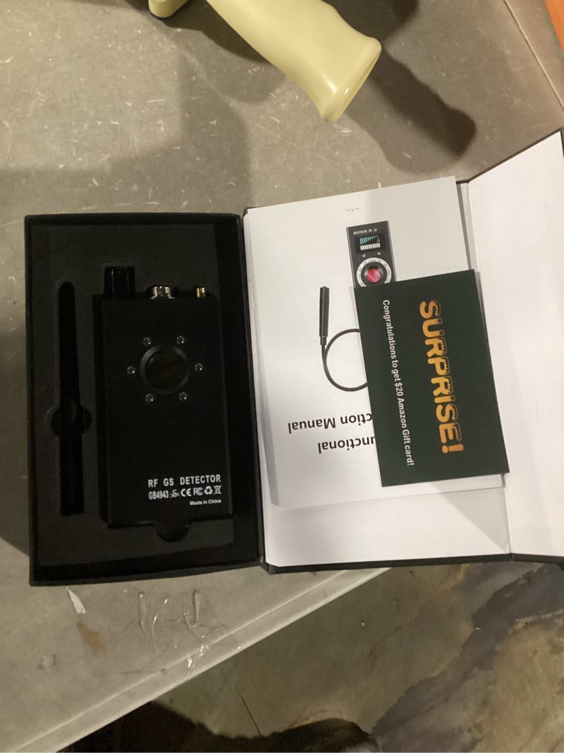 Condition photo showing Good Condition for Hidden Camera Detectors, Anti Spy Camera Finder, GPS Tracker Detector, Hidden Devices Detector for Airbnb, Hotels, Bathroom, Home, Office (Black)