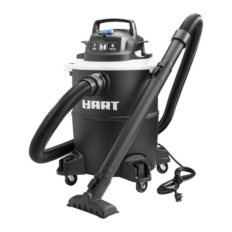 hart voc708pf 3701 7 gallon 5 peak hp poly wet/dry vacuum with blower function