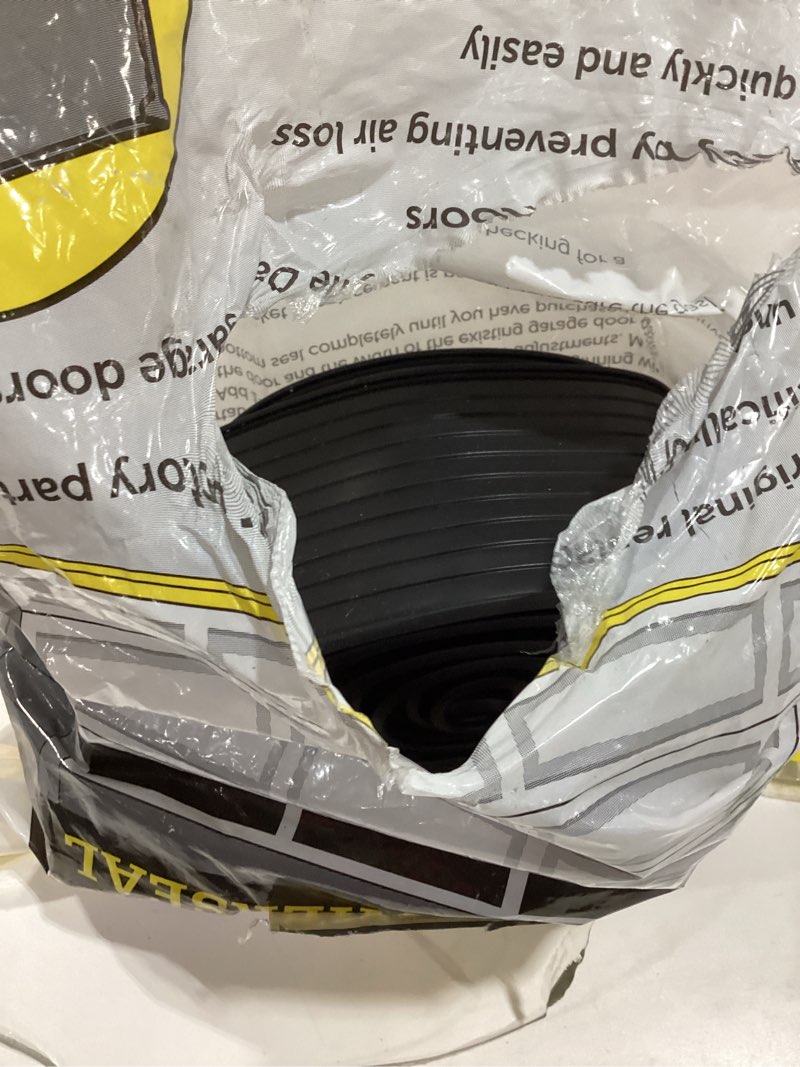 Condition photo showing Good Condition for wayne dalton 18-ft x 3-in x 0.6 mils black vinyl garage weatherstrip