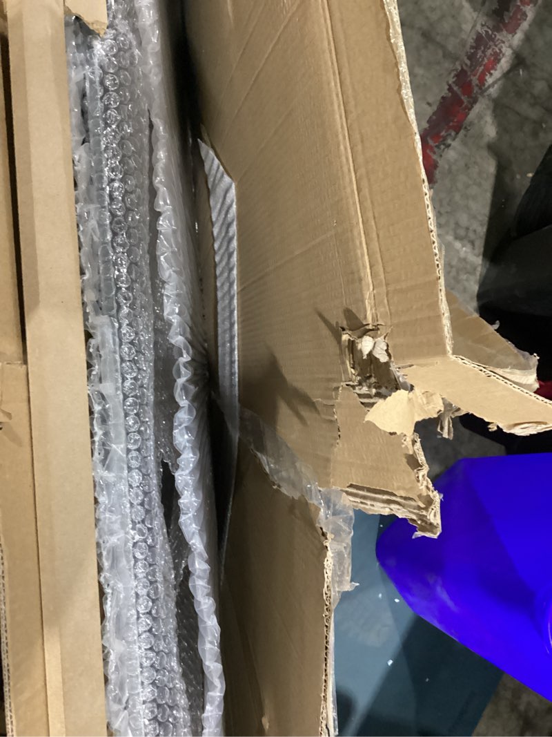 Condition photo showing Good Condition for delma home gym mirror,54''x28''x2pcs,large full body tempered glass frameless, wall-mounted for gym, yoga, garage, bedroom, bathroom gym white 54''l x 28''w x 2pcs