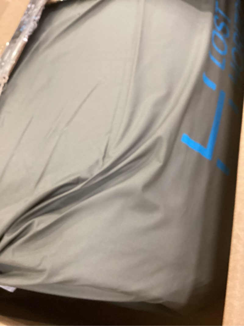 Condition photo showing Good Condition for losthorizon camping air mattress with foam for tesla, self inflating sleeping pad with pump sack, 4.5" thick, r-value 13, model y model y sleeping pad