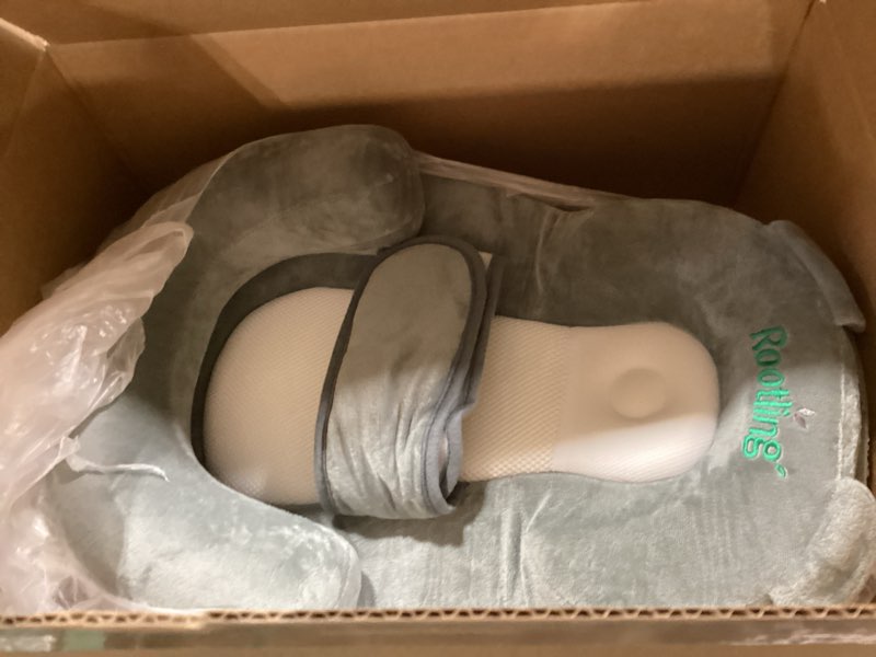 Condition photo showing Good Condition for rootling baby feeding pillow, anti overf  low feeding pillow for reducing spit-up, safety nursing pillow, baby lounger reflux wedge breastfeeding, removable top and bottom