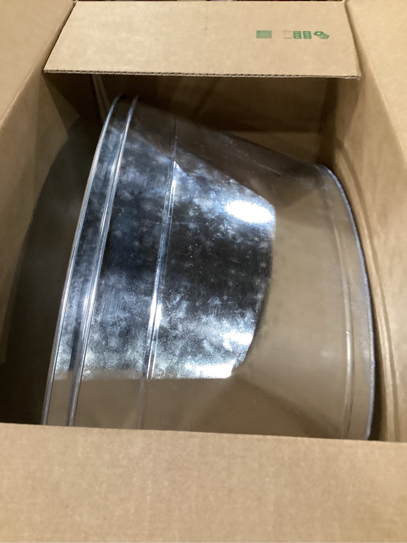 Condition photo showing Good Condition for large 6-gallon galvanized tin beverage tub, 20x14x10 inches (pack of 2)