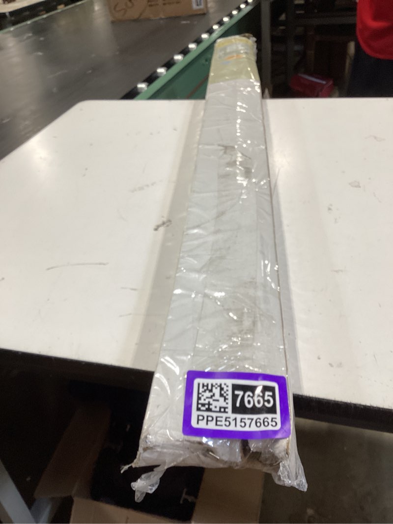Condition photo showing Good Condition for 48 x 64 in. gii morningstar cordless vinyl light filtering mini blinds, alabaster