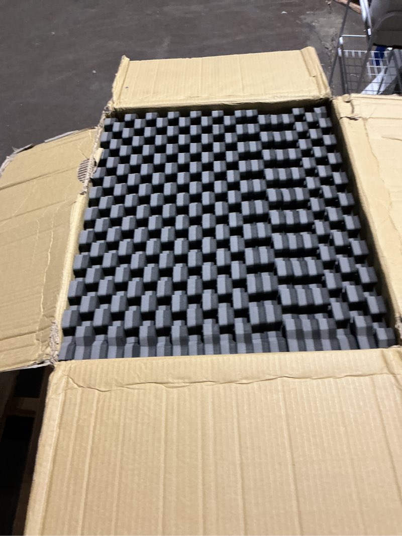 Condition photo showing As Is for Similar 32 Pack Home Gym Mat, Puzzle Exercise Mat, 1of EVA Interlocking Foam Floor Tiles for Home Workout Equipment and Kids' Play Areas - Grey, 24 in x 24 in x ½ in - 32 Tiles (Grey, 32 Pack 128 sq ft) Grey 32 Pack(128 SQ FT)