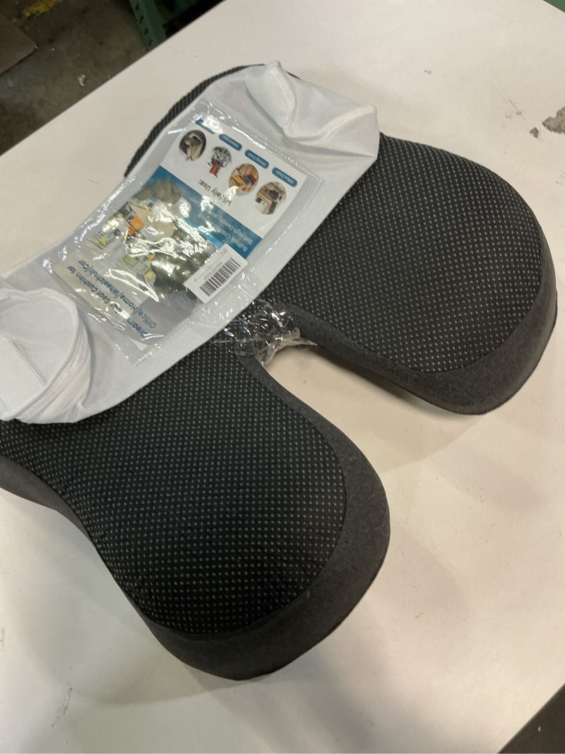 Condition photo showing Good Condition for Seat Cushion for Tailbone & Sciatica Pain Relief - Plush Yet Supportive Ergonomic Memory Foam Chair Cushions for Office Chair, Car, Wheelchair,Airplane & Long Sitting (Gray)