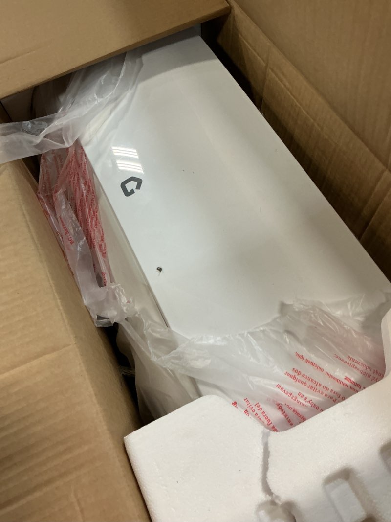 Condition photo showing As Is for (incomplete 1 piece only) GarveeHome 12000 BTU Mini Split AC/Heating System, 19 SEER2 Inverter 6-in-1 Split System Air Conditioners, Ductless Heat Pump Wall Mount AC Unit Cool Up to 750 Sq. Ft, Installation Kits, 115V White 2025 NEW-12K-115V-19 SEER2