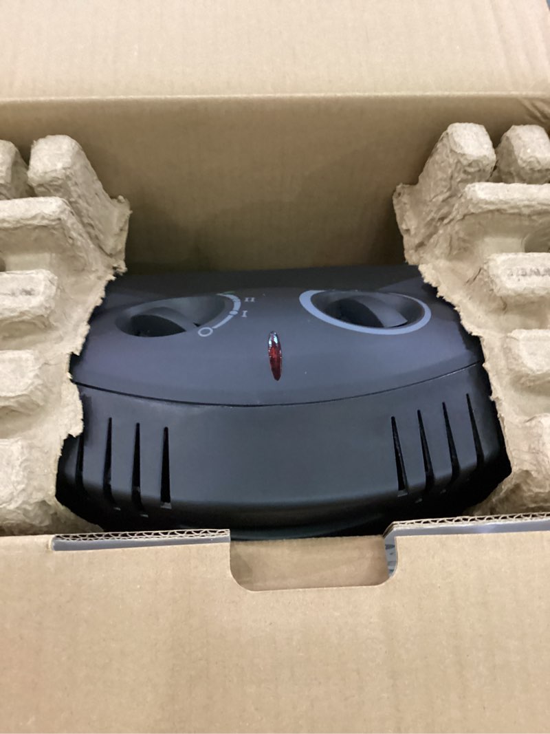 Condition photo showing Good Condition for Comfort Zone Space Heaters for Indoor Use, Portable Electric Heater, Adjustable Thermostat, Infrared Heat, Quartz Tower Space Heater with 2 Heat Settings, Bedroom Heater, Black