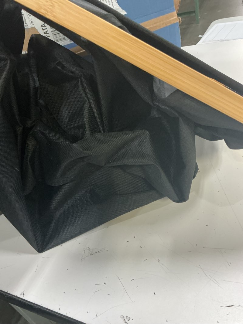 Condition photo showing As Is for bellzacasa double laundry hamper with lid, 145l large collapsible hampers for laundry with removable laundry bags, divided dirty clothes laundry basket for laundry room, bedroom, bathroom (grey)