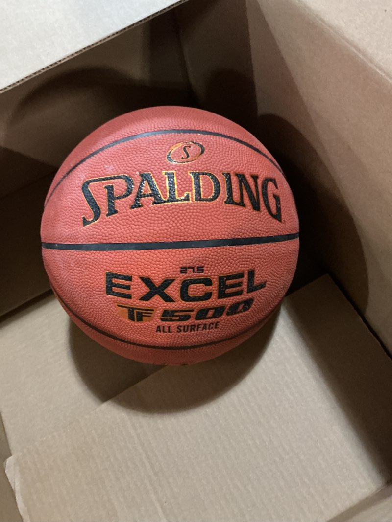 Condition photo showing Good Condition for Spalding Excel TF500 Indoor-Outdoor Basketball Excel TF-500 - Orange Size 5, 27.5"