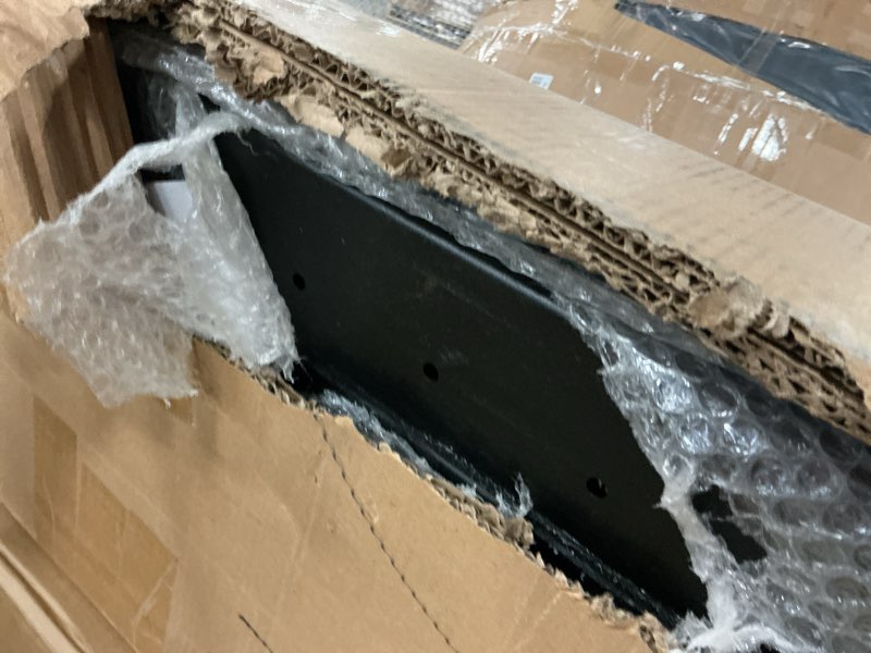 Condition photo showing As Is for StarONE Cargo Van Shelving Storage Fit for Ford Transit,GMC,Chevy Express,NV,Promaster,Sprinter and Metris w/Hooks,Black,Steel,52" W x 46" H x 13" D