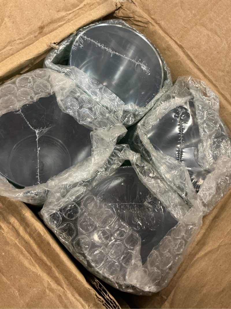 Condition photo showing Good Condition for gerrii 100 pcs 10oz plastic cups disposable fancy rimmed cups elegant clear drinking tumblers for wedding, birthday, halloween, christmas, graduation party(green)
