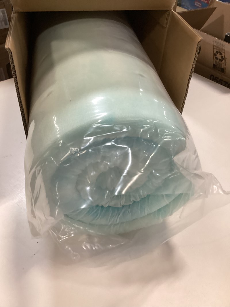 Condition photo showing New/Like New for LINENSPA Memory Foam Mattress Topper - 2 Inch Gel Infused Memory Foam - Plush Feel - Cooling and Pressure Relieving - CertiPUR Certified - Dorm Room Essentials - Full Size Full 2 Inch Topper Only