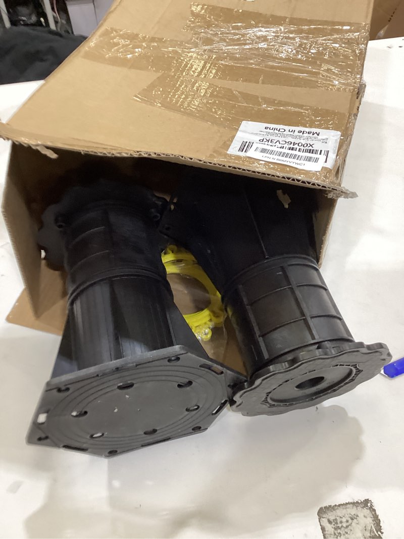 Condition photo showing As Is for 4 Pcs Adjustable Height Bed Support Legs 8.5-13 inch, Bed Frame Center Support Legs for Bed Frame/Bed Center Slat, Bed Support Reinforcement Parts Bed Slats Support Leg Bed Legs Replacement 8.5-13 inch (4pcs)