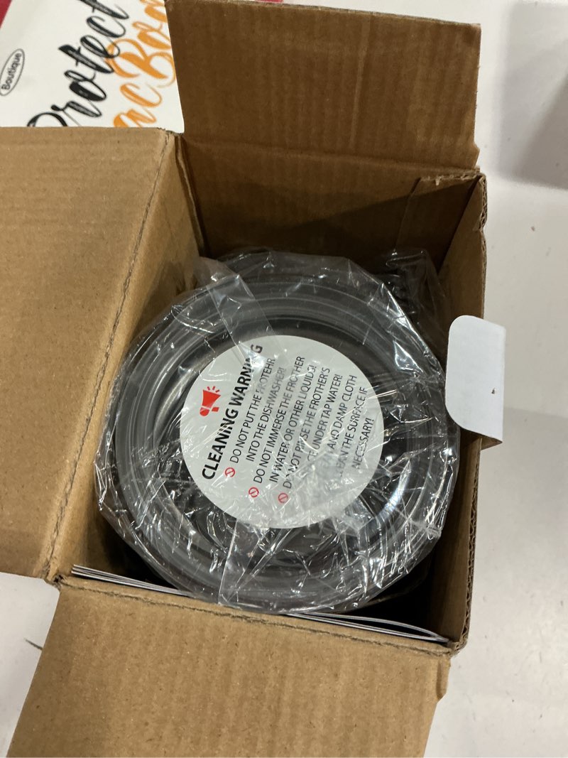 Condition photo showing New/Like New for SIMPLETASTE Milk Frother, 4-in-1 Electric Milk Steamer, Automatic Warm and Cold Foam Maker and Milk Warmer for Latte, Cappuccinos, Macchiato Blue