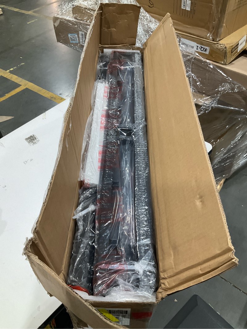 Condition photo showing Good Condition for roil 16 inch king bed frame double layer 2 in 1 platform with round corner | easy assembly, noise free, 3500lbs load capacity, 6 mattress baffles, 12" storage space, headboard hole, rubber foot pads