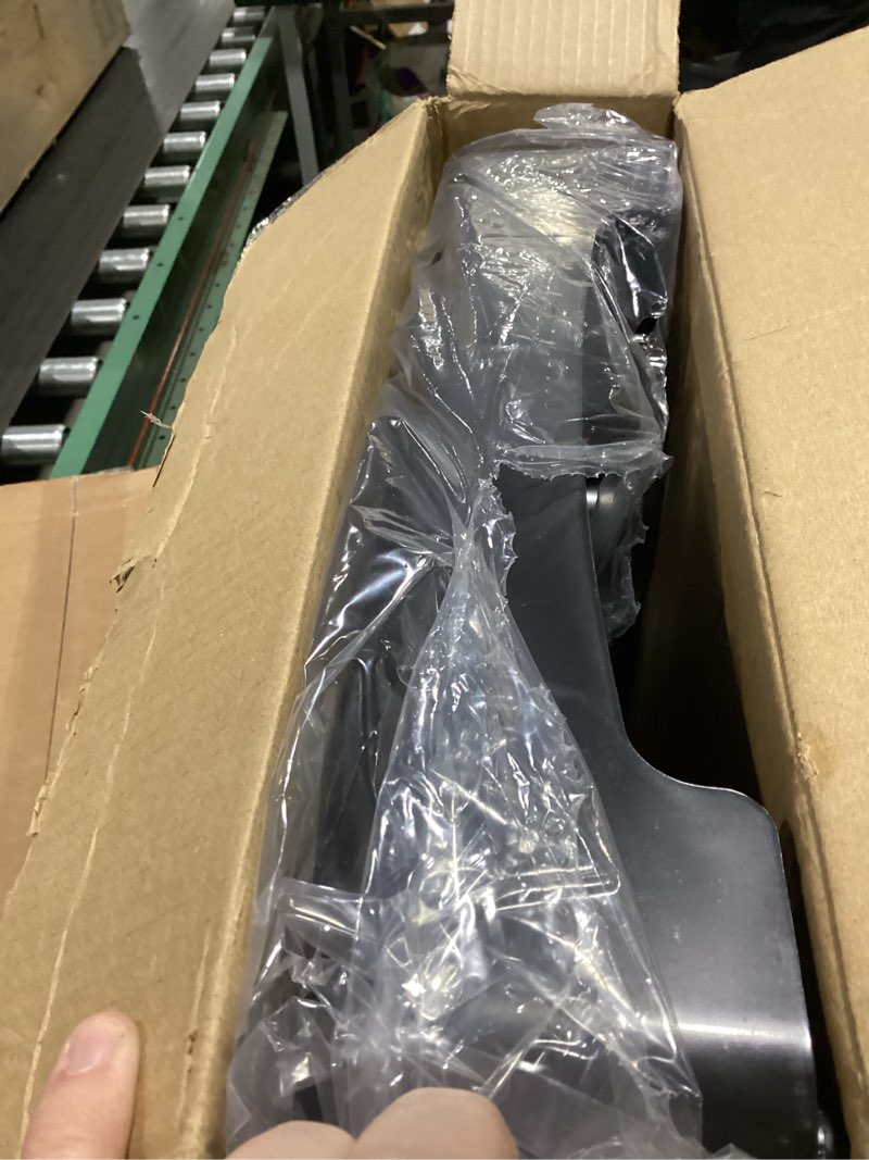 Condition photo showing Good Condition for non-slip indoor/outdoor 4 inch height mobility platform step, grooved surface for added traction, drainage holes – supports up to 400 pounds, measures 19 1/4" l x 15 1/2" w x 4" h