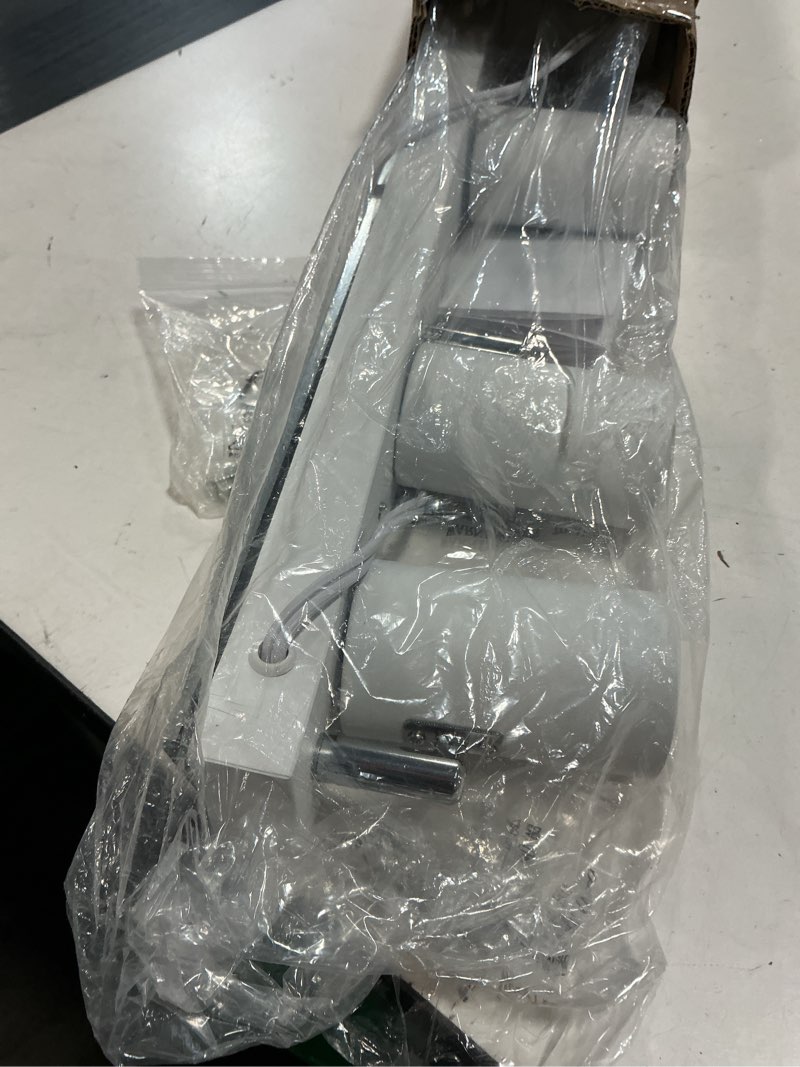 Condition photo showing Good Condition for 5 light track lighting kit,white 5 way modern plug in ceiling spotlight,industrial led wall light for kitchen cabinet gallery bar hallway living room,rocker switch,15 foot cord(no bulb) 5 light-white