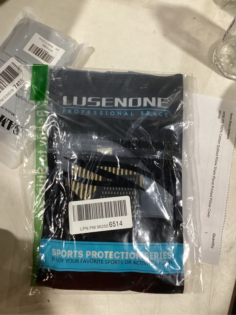 Condition photo showing New/Like New for Lusenone Copper Ankle Brace Support for Men & Women (Pair), Best Ankle Compression Sleeve Socks for Plantar Fasciitis, Sprained Ankle, Achilles Tendon, Pain Relief, Recovery, Sports Medium Copper-black (Pack of 2)