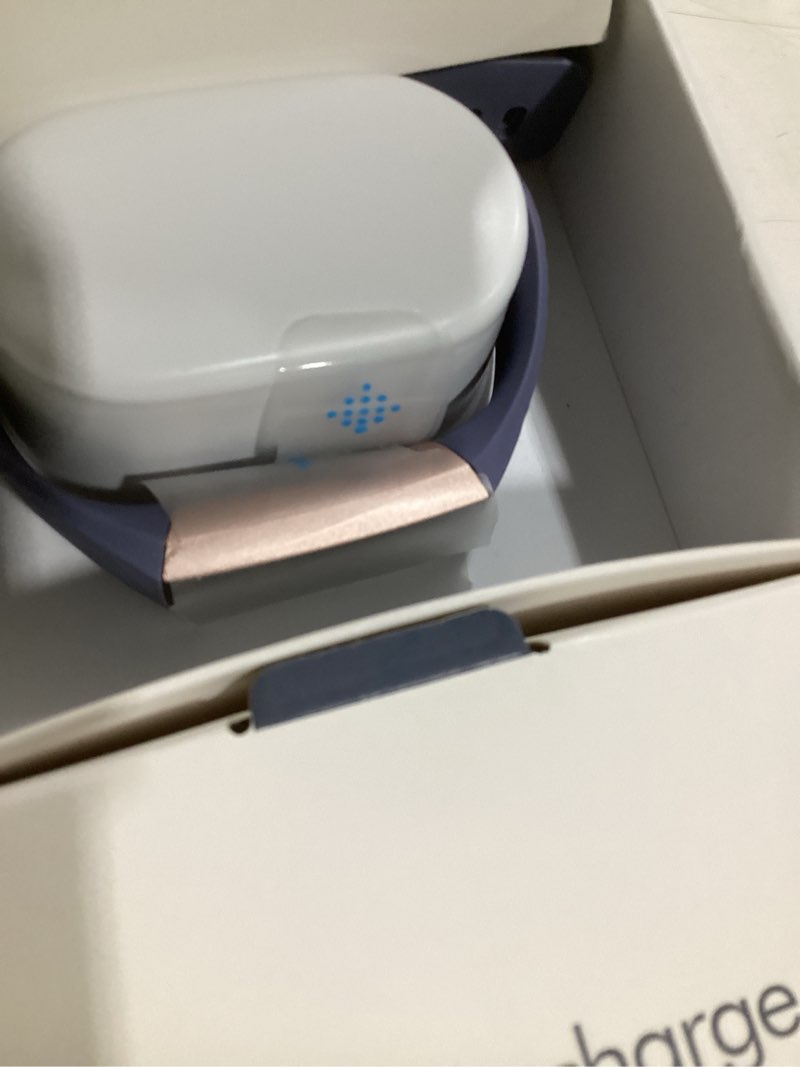 Condition photo showing New/Like New for fitbit charge 3 fitness activity tracker rose gold/blue grey standard edition