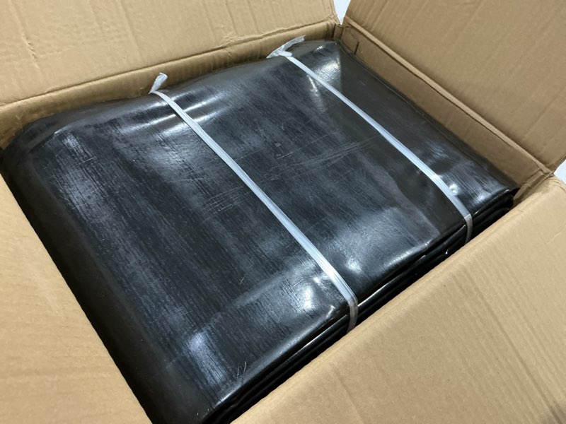 Condition photo showing Good Condition for uwioff pond liner, 20 mil hdpe pond liners for outdoor ponds, 15 x 20 ft | heavy duty fish koi pond liner, black pond tarp for garden landscape stream fountain waterfall, uv, puncture & tear resistant 15 ft x 20 ft